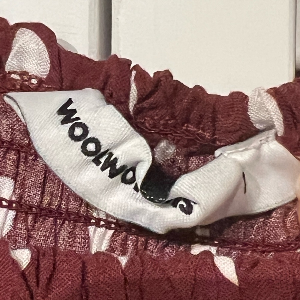 Polka dot peplum top